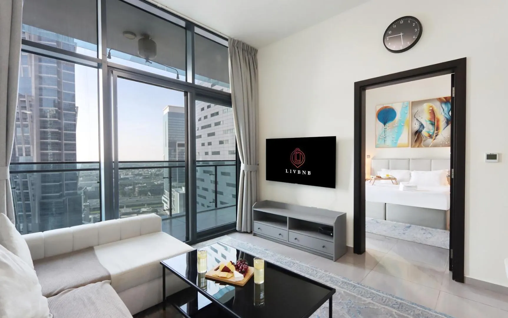 Livbnb Suites - Bright 1 Bedroom Suite In Merano Tower Dubai