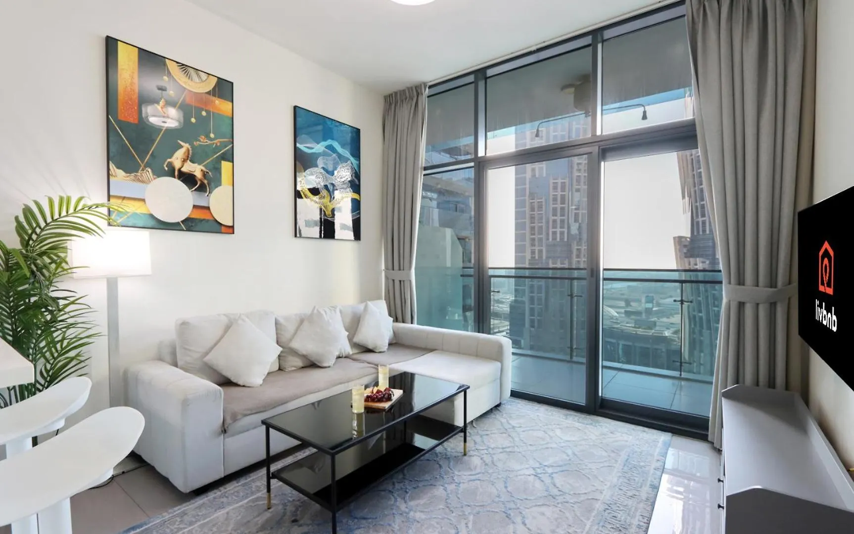 Livbnb Suites - Bright 1 Bedroom Suite In Merano Tower Dubai